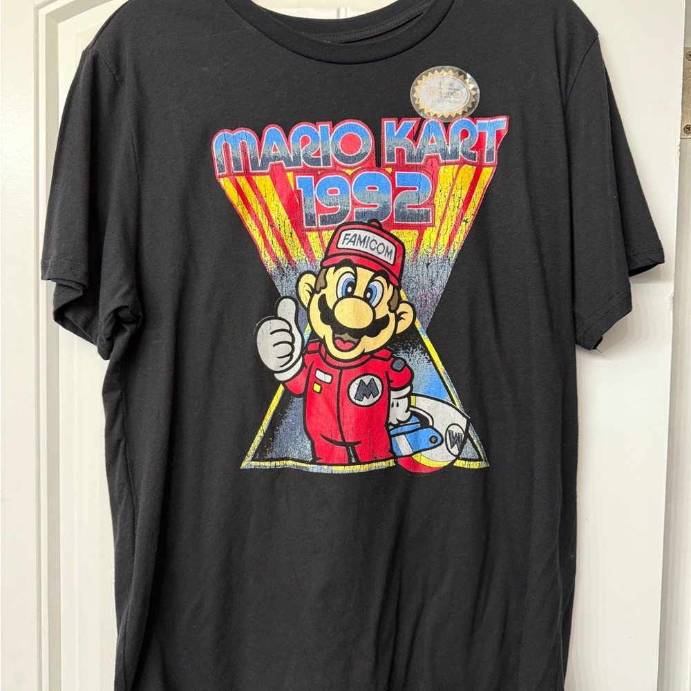 Mario Kart 1992 Black T-Shirt